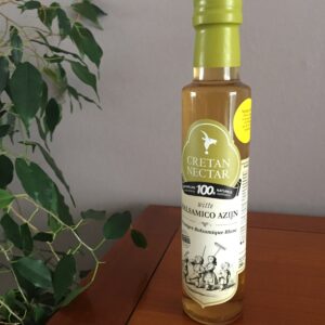vinaigre balsamique blanc de Crête, bouteille de 0,25 litre
